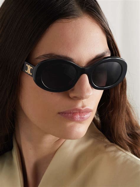 celine triomphe sunglasses acetate|TRIOMPHE XL 01 SUNGLASSES IN ACETATE .